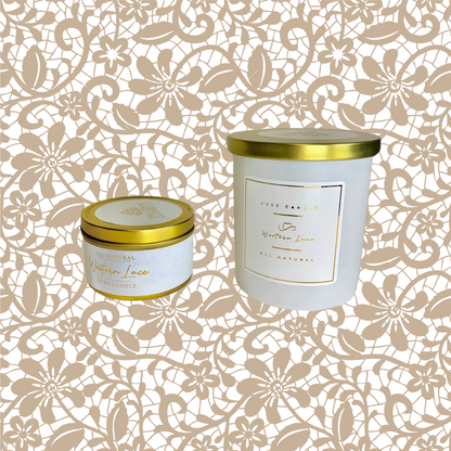 Western Lace Luxe Candle