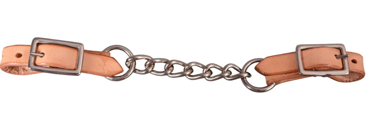 Western leather curbs Straps