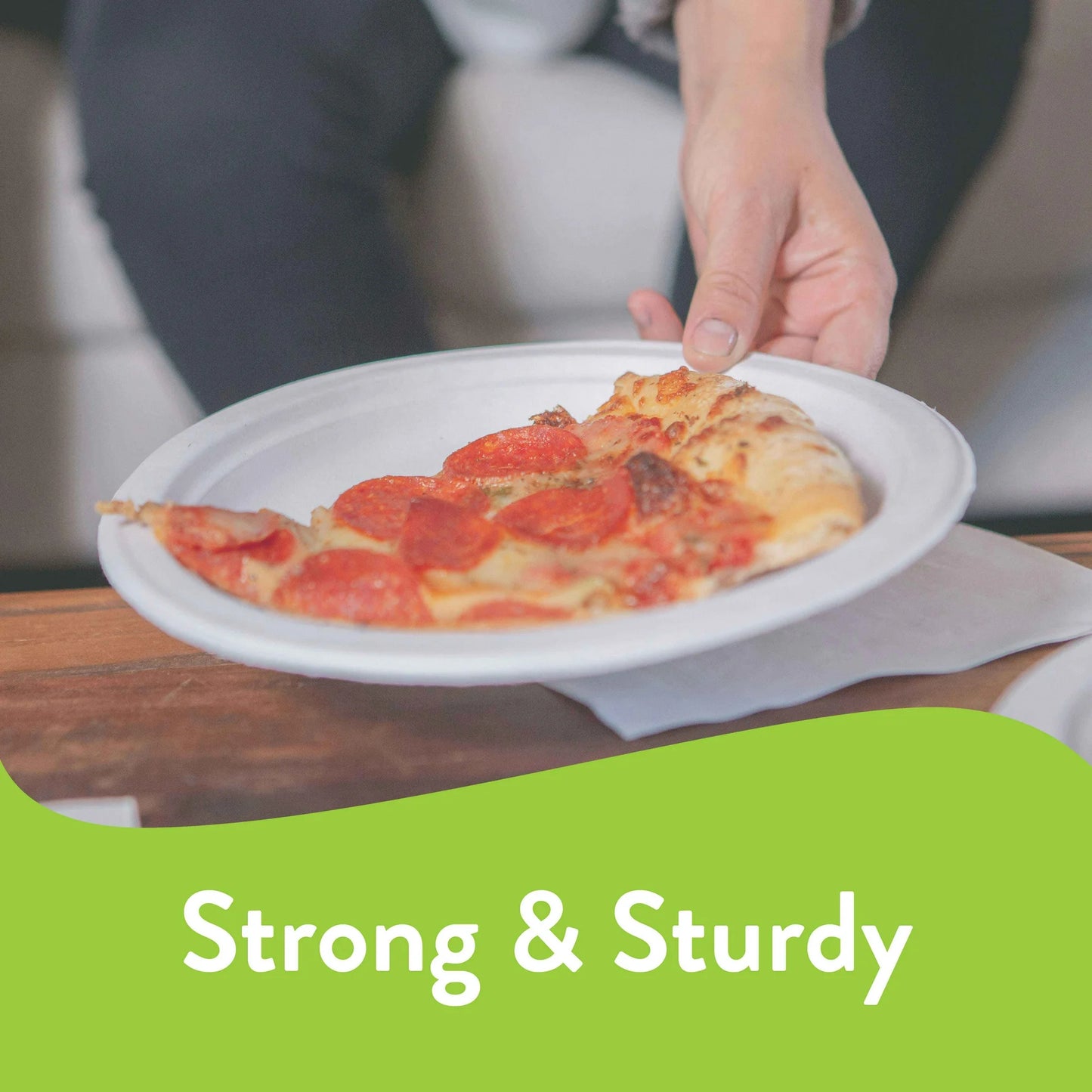 Chinet Classic Premium Disposable Paper Dinner Plates, White, 10 3/8", 80 Count