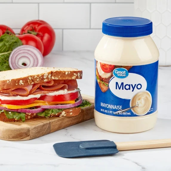 (3 pack) Great Value Mayonnaise, 30 fl oz