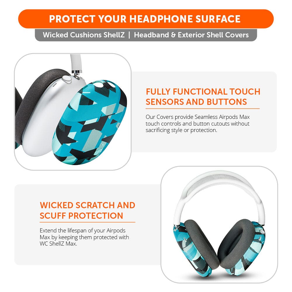 Airpods Max Exterior Shell Covers - WC ShellZ Max