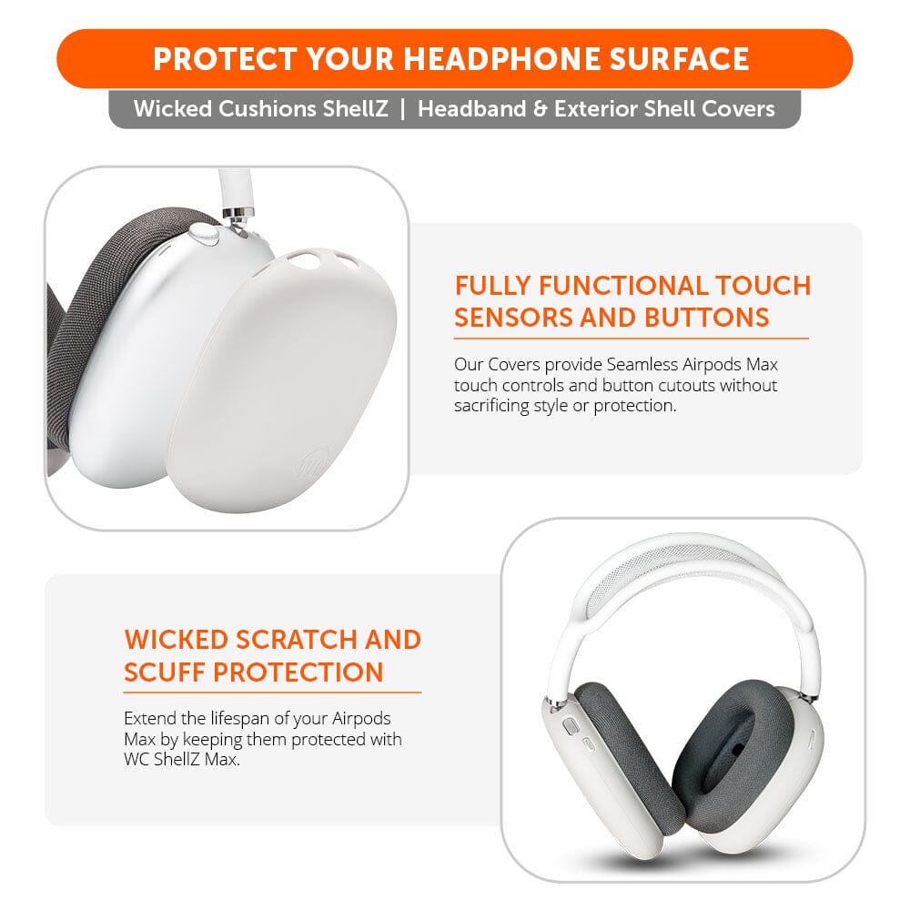 Airpods Max Exterior Shell Covers - WC ShellZ Max