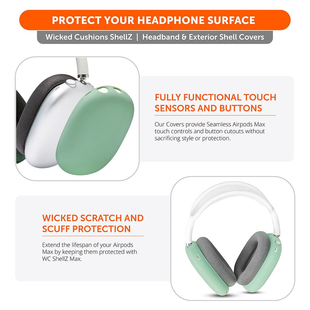 Airpods Max Exterior Shell Covers - WC ShellZ Max