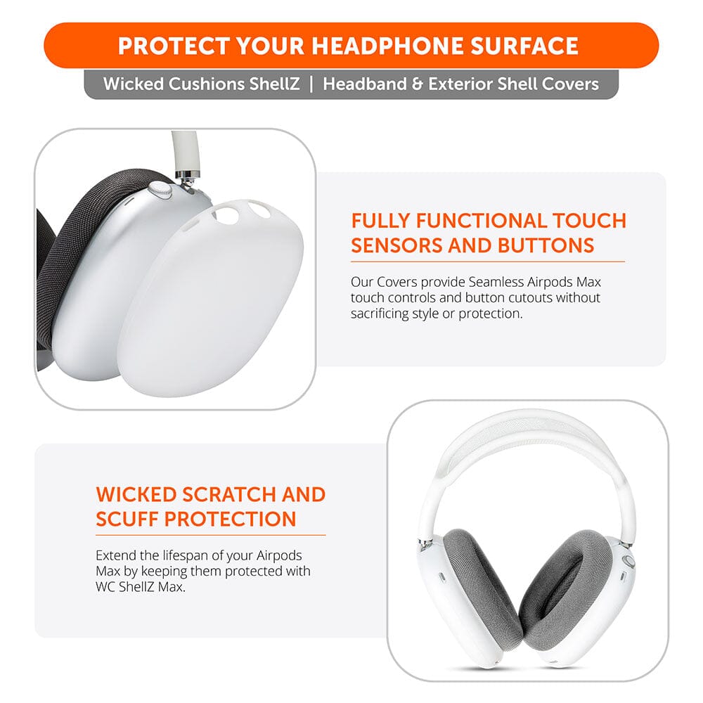 Airpods Max Exterior Shell Covers - WC ShellZ Max