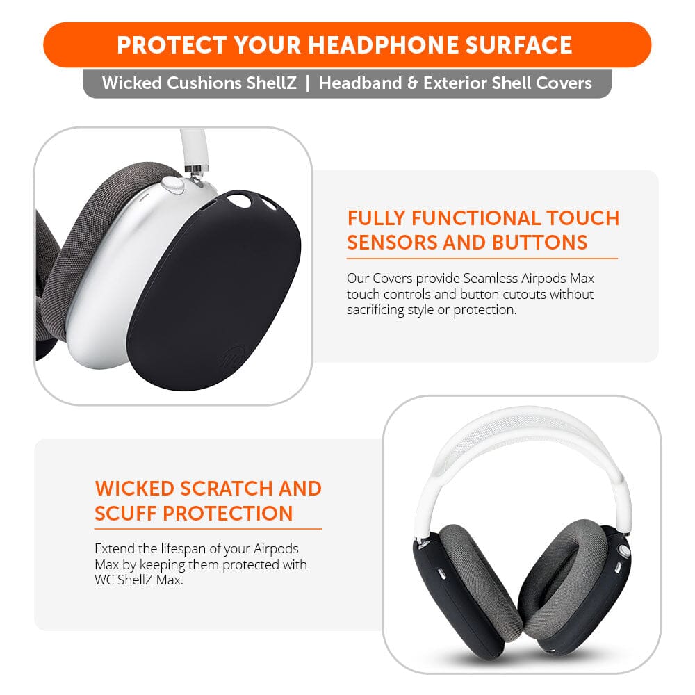 Airpods Max Exterior Shell Covers - WC ShellZ Max