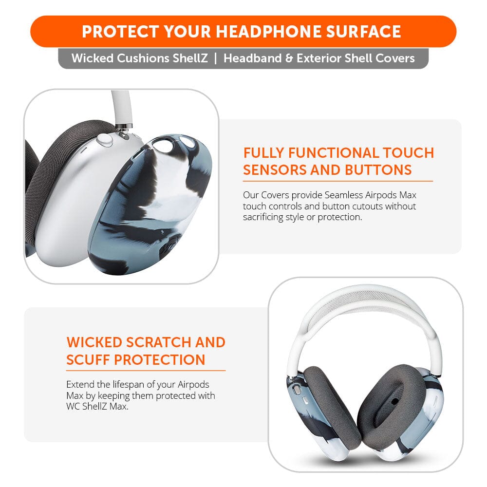 Airpods Max Exterior Shell Covers - WC ShellZ Max