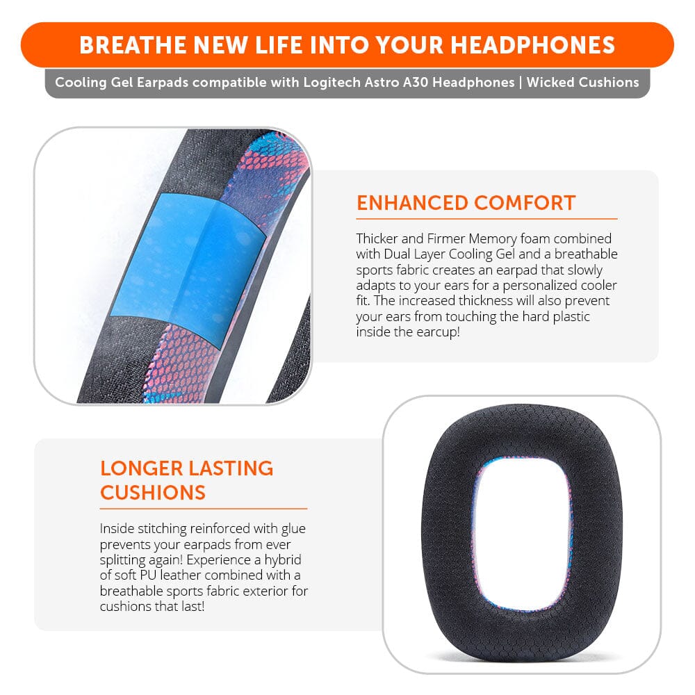 Astro A30 Earpads - WC FreeZe Cooling Gel