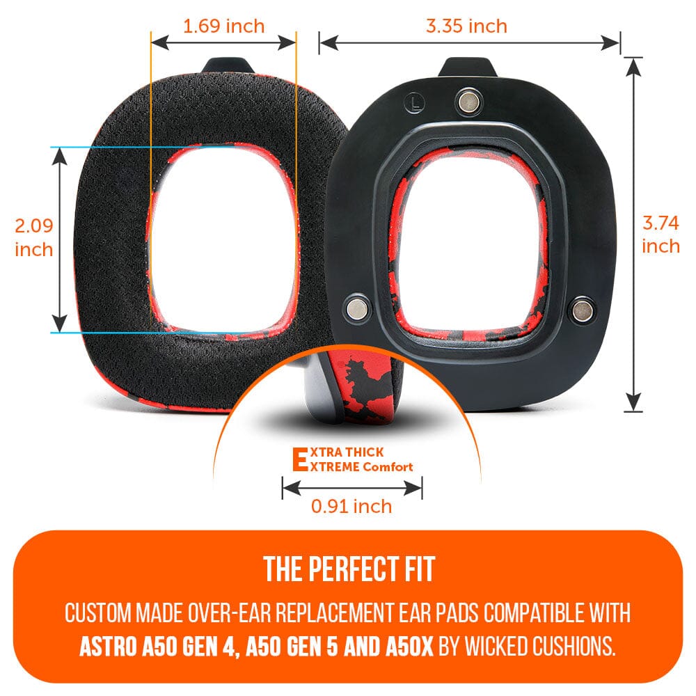 Astro A50 Gen 4, Gen 5 and A50X Earpads - WC FreeZe Cooling Gel