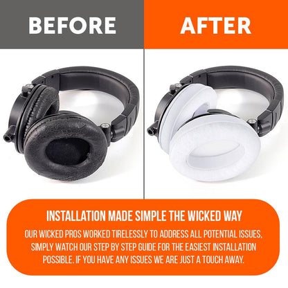 ATH M50X Earpads - Velour Hybrid