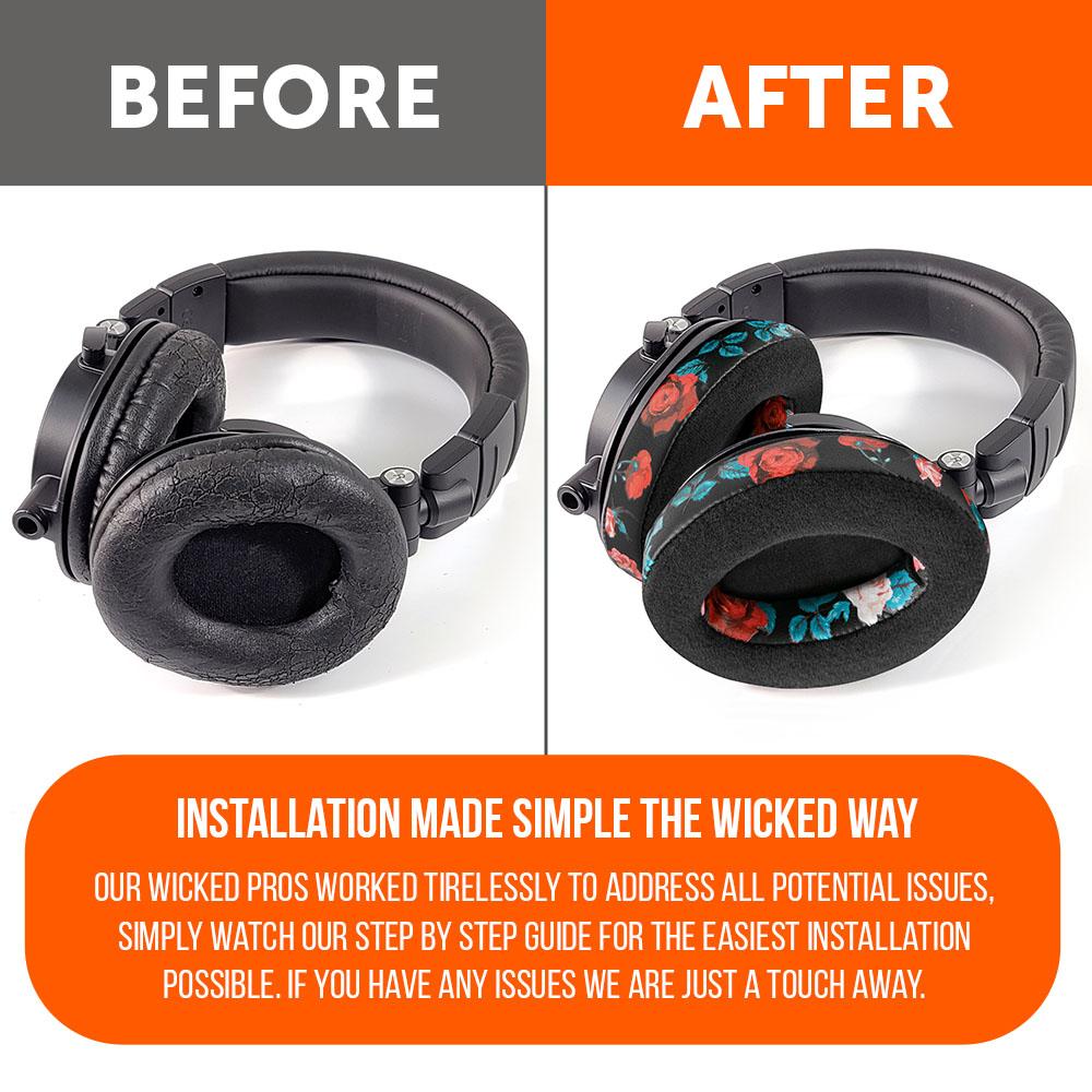 ATH M50X Earpads - Velour Hybrid