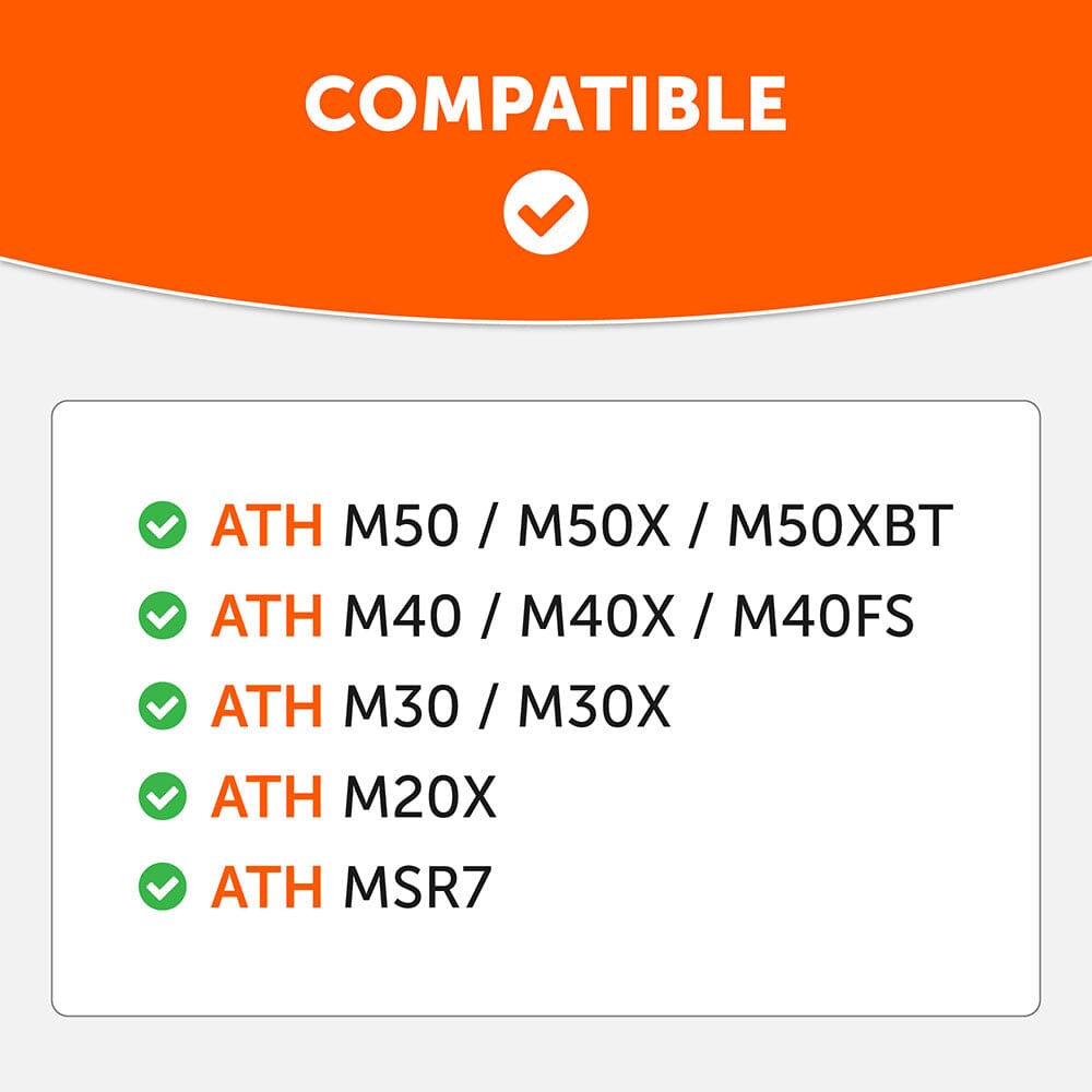 Audio Technica ATH M50X / M40X Headband Cover - WC BandZ ATH