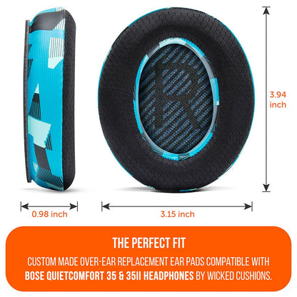 Bose QC35 Cooling Gel Earpads - WC FreeZe