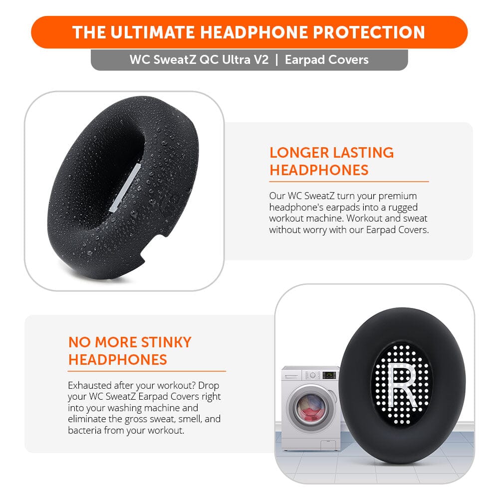 Bose QuietComfort Ultra Gen 1 & Gen 2 Earpad Sweat Covers - WC SweatZ QC Ultra