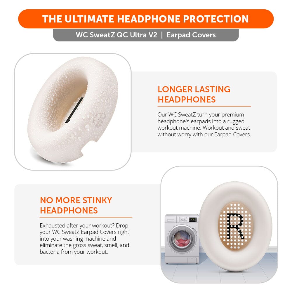 Bose QuietComfort Ultra Gen 1 & Gen 2 Earpad Sweat Covers - WC SweatZ QC Ultra