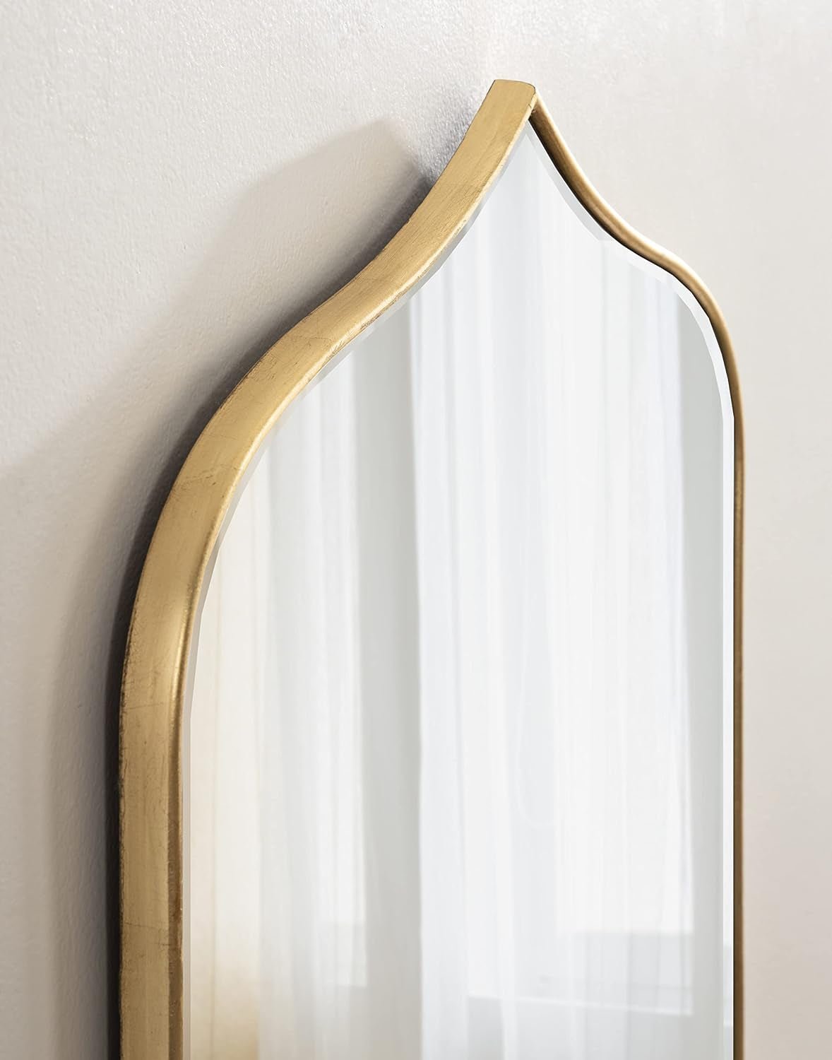 Irregular Gold Wall Mirror – Modern Vertical or Horizontal Decor