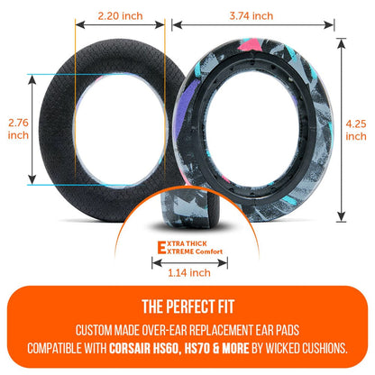 Corsair HS50, HS60, and HS70 Earpads - WC FreeZe Cooling Gel
