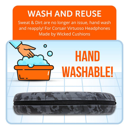 Corsair Virtuoso Silicone Headband Cover - WC BandZ Virtuoso