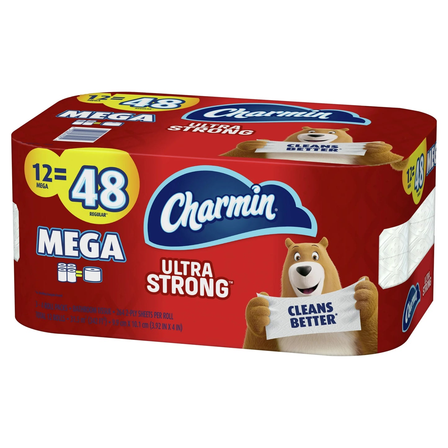 Charmin Ultra Strong Toilet Paper, 12 Mega Rolls