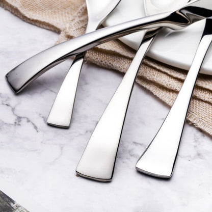 4-Piece Stainless Steel Cutlery Set – Knife, Fork, Spoon & Teaspoon