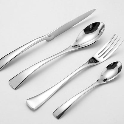 4-Piece Stainless Steel Cutlery Set – Knife, Fork, Spoon & Teaspoon