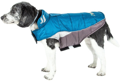 Dog Helios ® Hurricane-Waded Plush 3M Reflective Insulated Winter Dog Coat