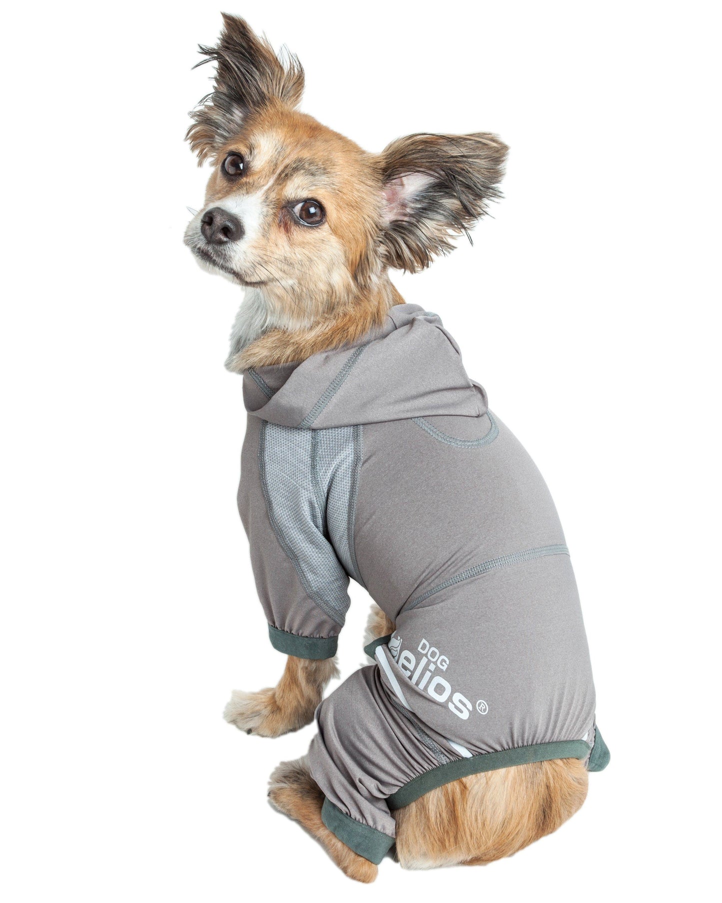 Dog Helios ® 'Namastail' Lightweight 4-Way-Stretch Yoga Performance Dog Tracksuit Hoodie