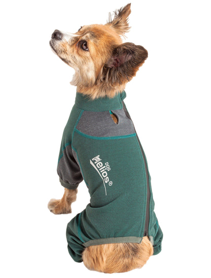 Dog Helios ® 'Rufflex' Mediumweight 4-Way-Stretch Fitness Yoga Dog Tracksuit Jacket