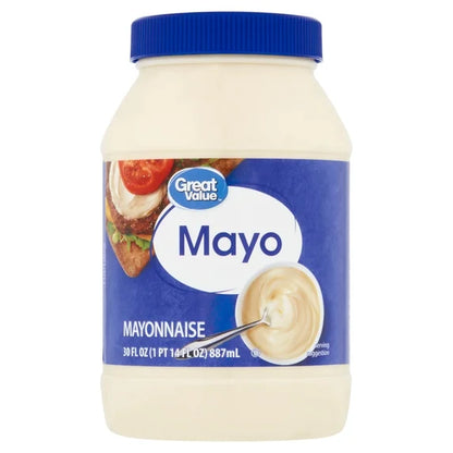 (3 pack) Great Value Mayonnaise, 30 fl oz