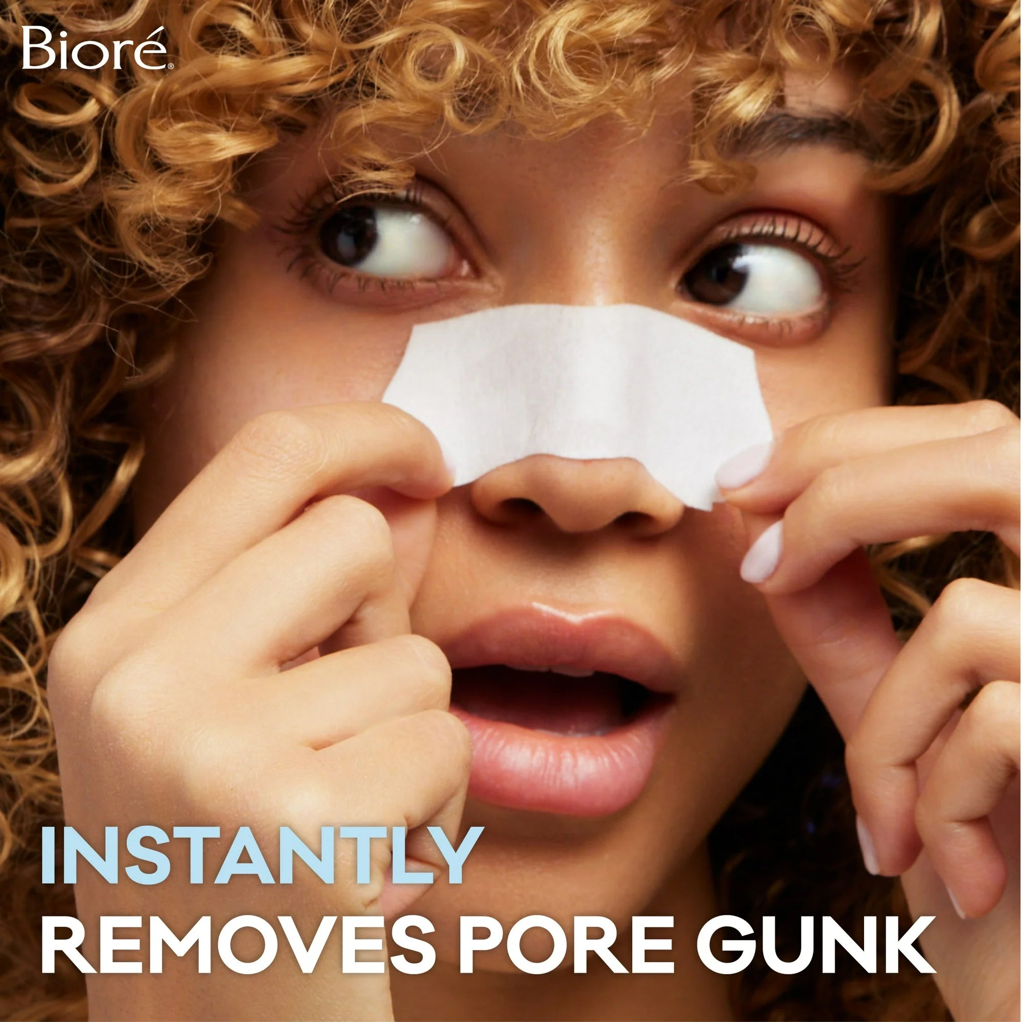 Bioré Deep Cleansing Pore Strips, Original, Blackhead Remover Strips for Skin Care, Oil Free, 8 Ct