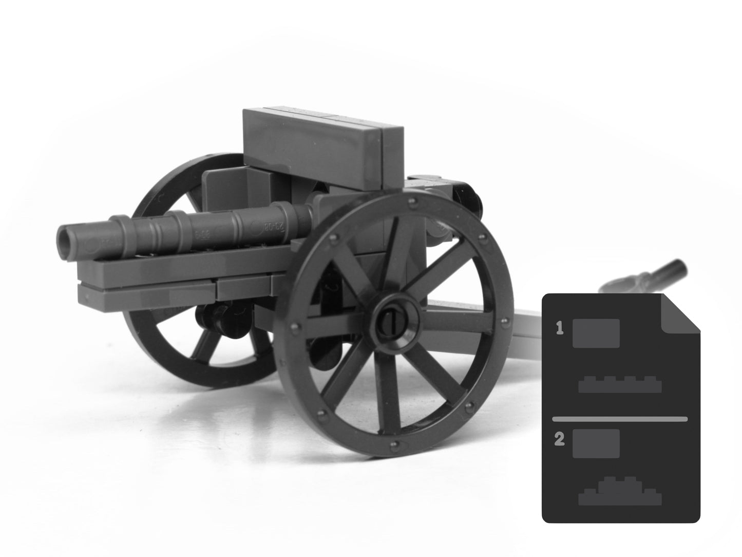 77mm German Field Artillery - Instructions Only