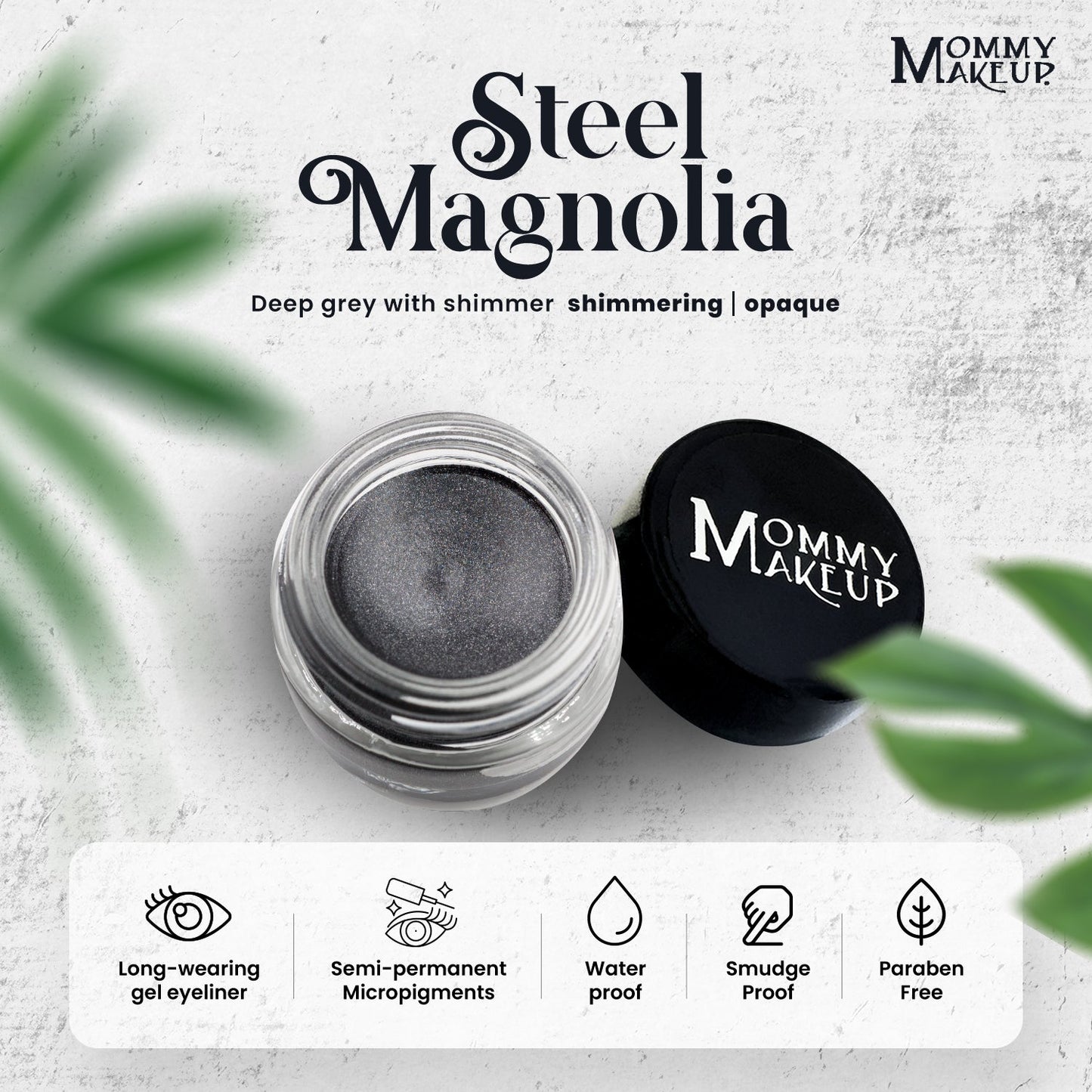 Steel Magnolia Stay Put Waterproof Gel Eyeliner w/ Micropigments