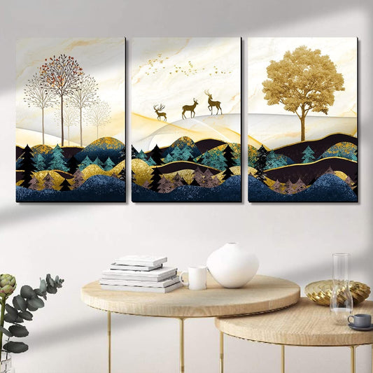 Modern Art MDF Panel Painting for Wall Decoration - Wall Paintings for