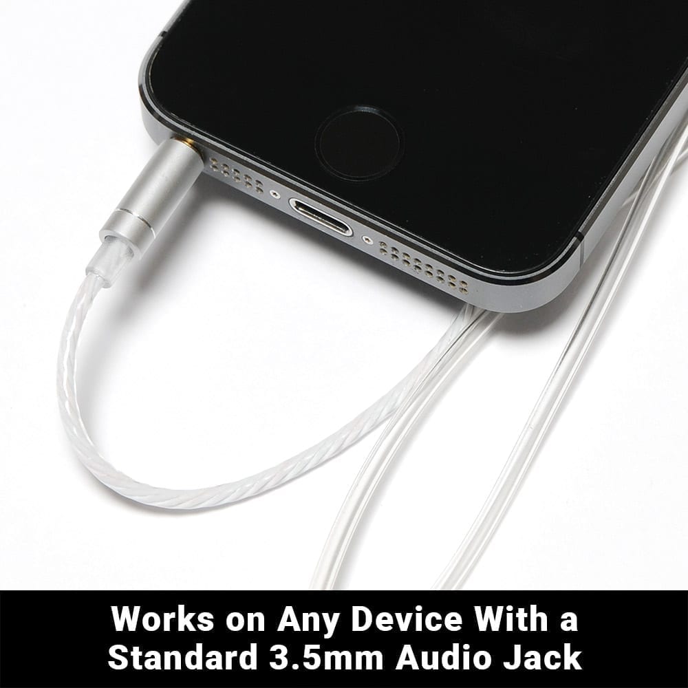 SYB Air Tubes - Best Anti-Radiation Headphones For EMF Protection - EMF Free Headphones With Premium-Like Audio Quality