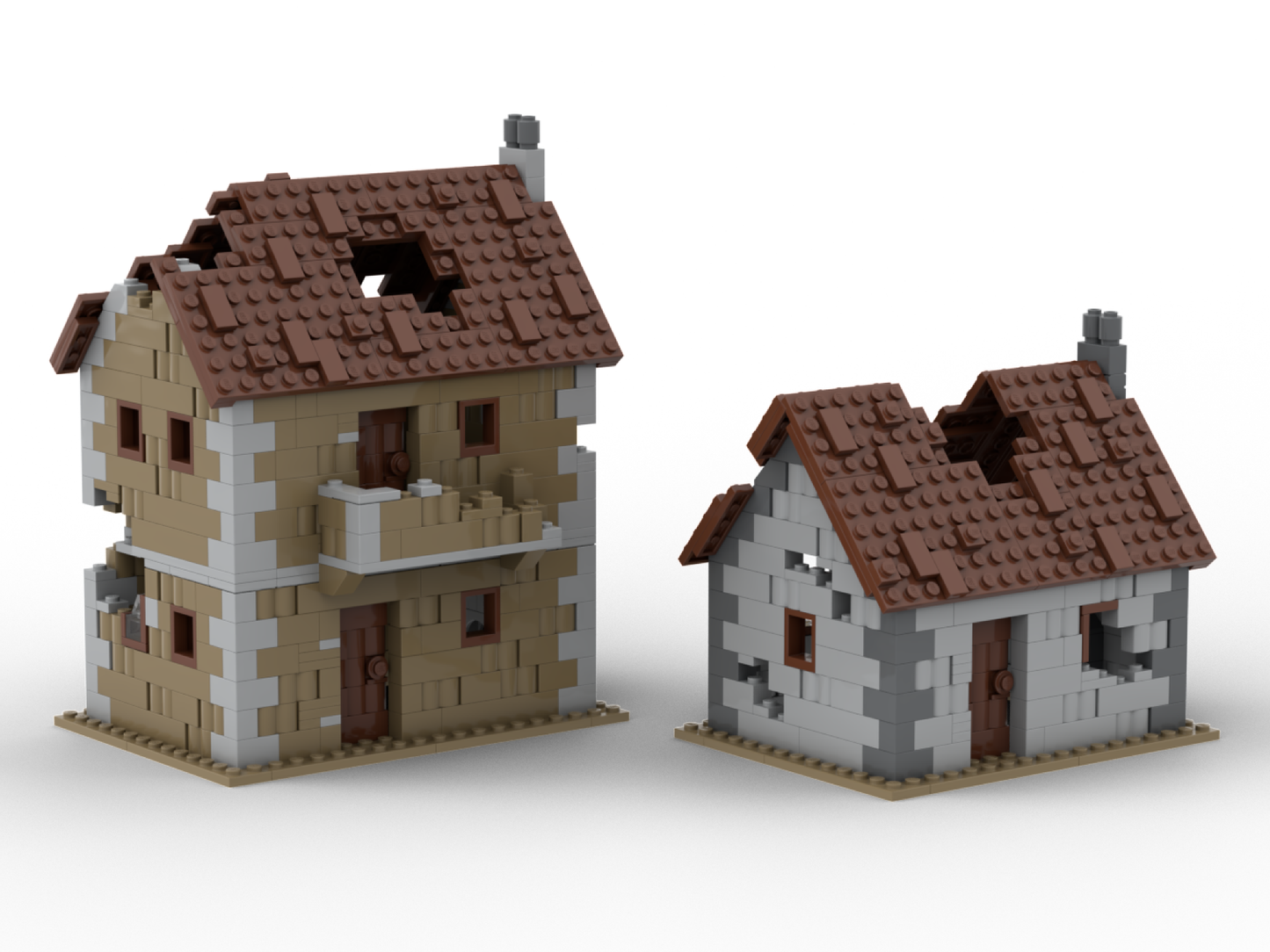 Damaged Buildings - Instructions Only