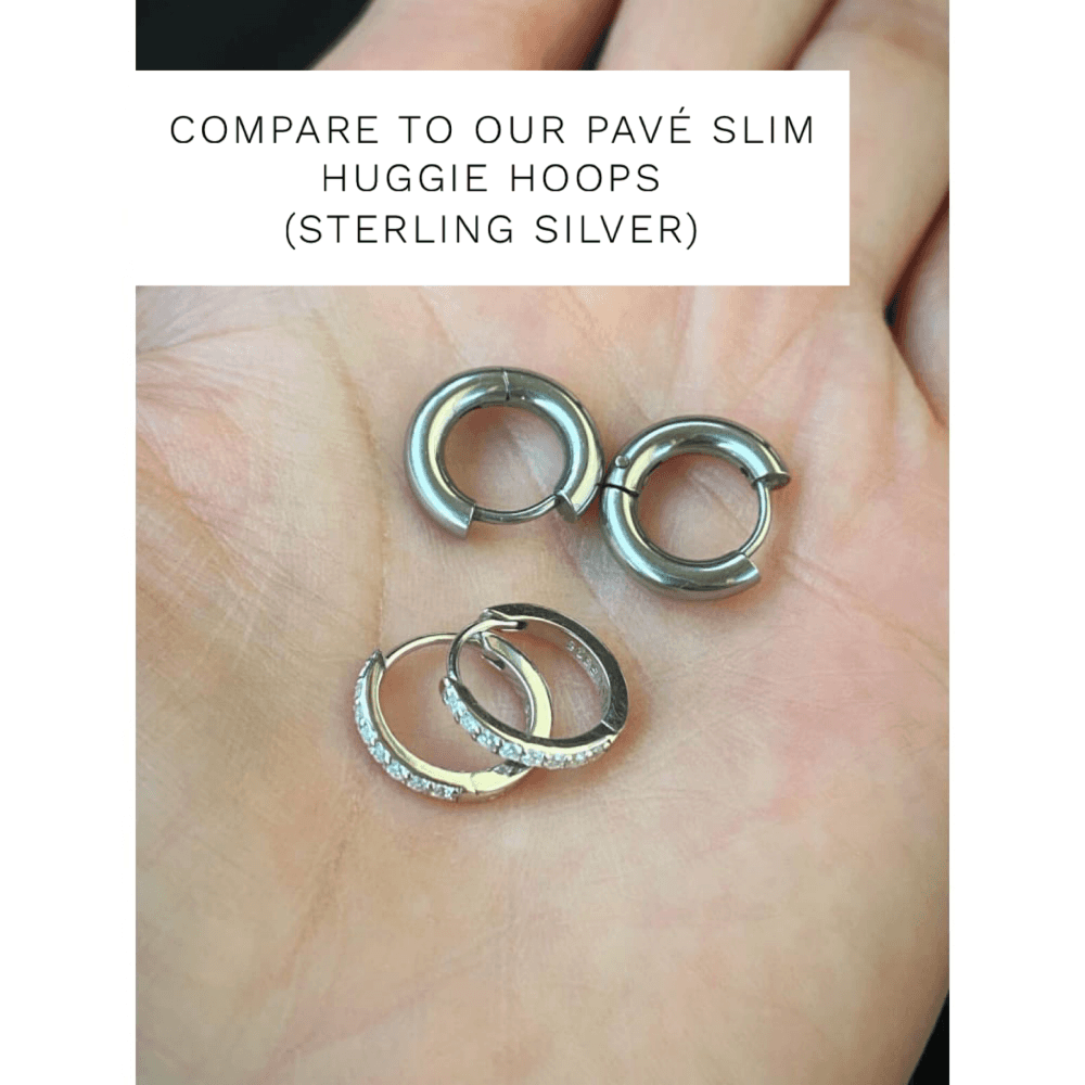 HUGGIE HOOP EARRINGS