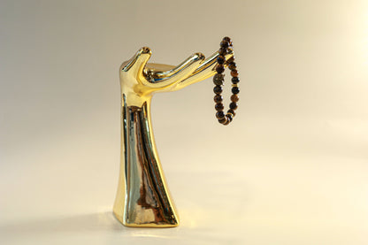 Tiger Eye Crystal Bracelet • Bronze Owl