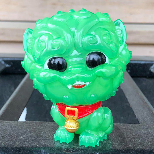 Shi-Shi the Tiny Guardian 4-inch Sofubi Vinyl Figure - Jade Edition