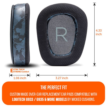 Logitech G933 / G935 & More Earpads - WC FreeZe Cooling Gel