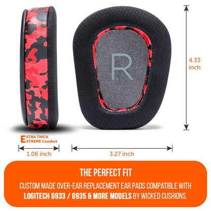 Logitech G933 / G935 & More Earpads - WC FreeZe Cooling Gel