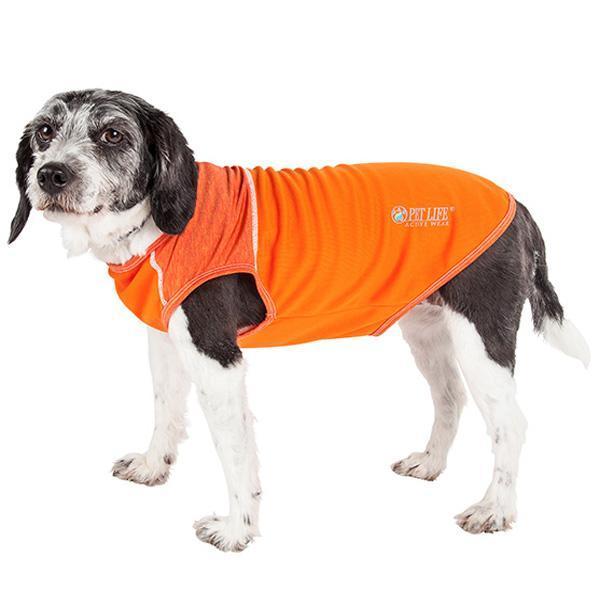 Pet Life ® Active 'Aero-Pawlse' Quick-Dry and 4-Way-Stretch Yoga Fitness Dog T-Shirt Tank Top