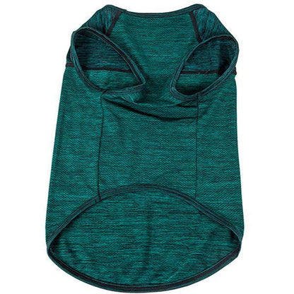 Pet Life ® Active 'Aero-Pawlse' Quick-Dry and 4-Way-Stretch Yoga Fitness Dog T-Shirt Tank Top