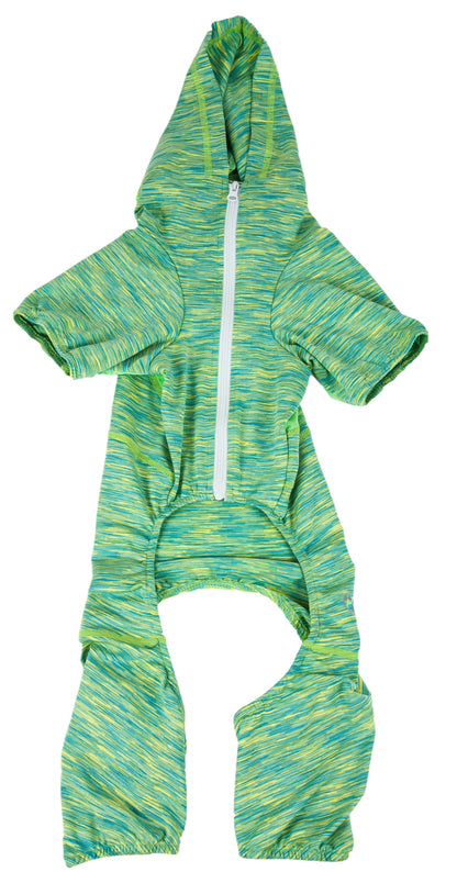 Pet Life ® Active 'Downward Dog' 4-Way-Stretch Fitness Yoga Dog Tracksuit Hoodie