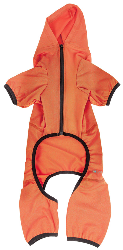 Pet Life ® Active 'Pawsterity' Mediumweight 4-Way-Stretch Yoga Fitness Dog Tracksuit Hoodie