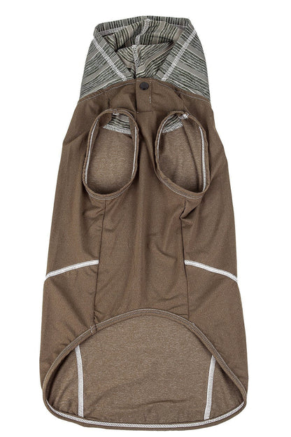 Pet Life ® Active 'Pull-Rover' 4-Way Stretch Sleeveless Fitness Yoga Dog T-Shirt Hoodie