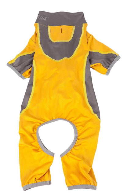 Pet Life ® Active 'Warm-Pup' Stretchy and Quick-Drying Fitness Dog Yoga Warm-Up Tracksuit