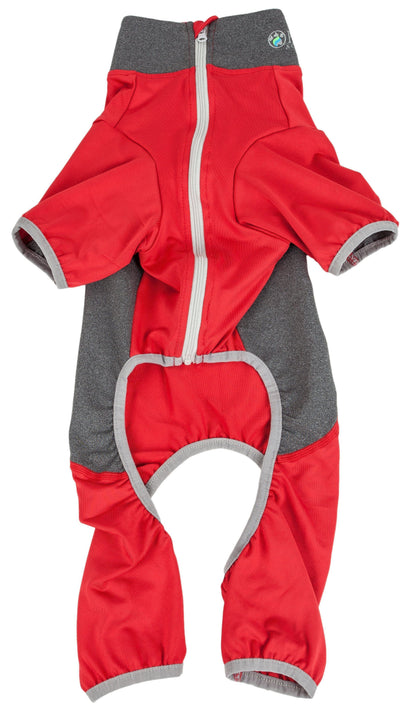 Pet Life ® Active 'Warm-Pup' Stretchy and Quick-Drying Fitness Dog Yoga Warm-Up Tracksuit