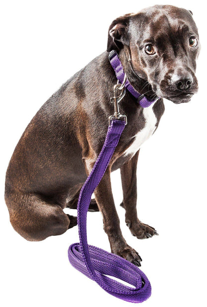 Pet Life ®  'Aero Mesh' Breathable and Adjustable Dual Sided Thick Mesh Dog Leash