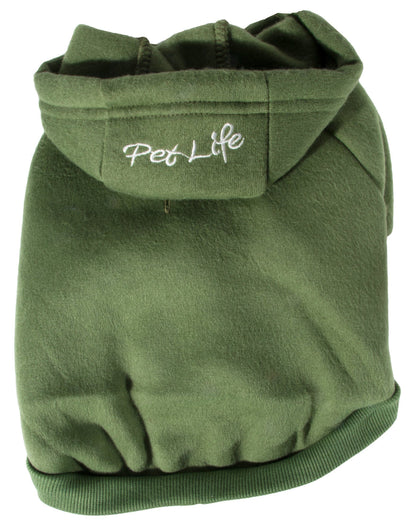 Pet Life ® 'American Classic' Fashion Plush Cotton Hooded Dog Sweater