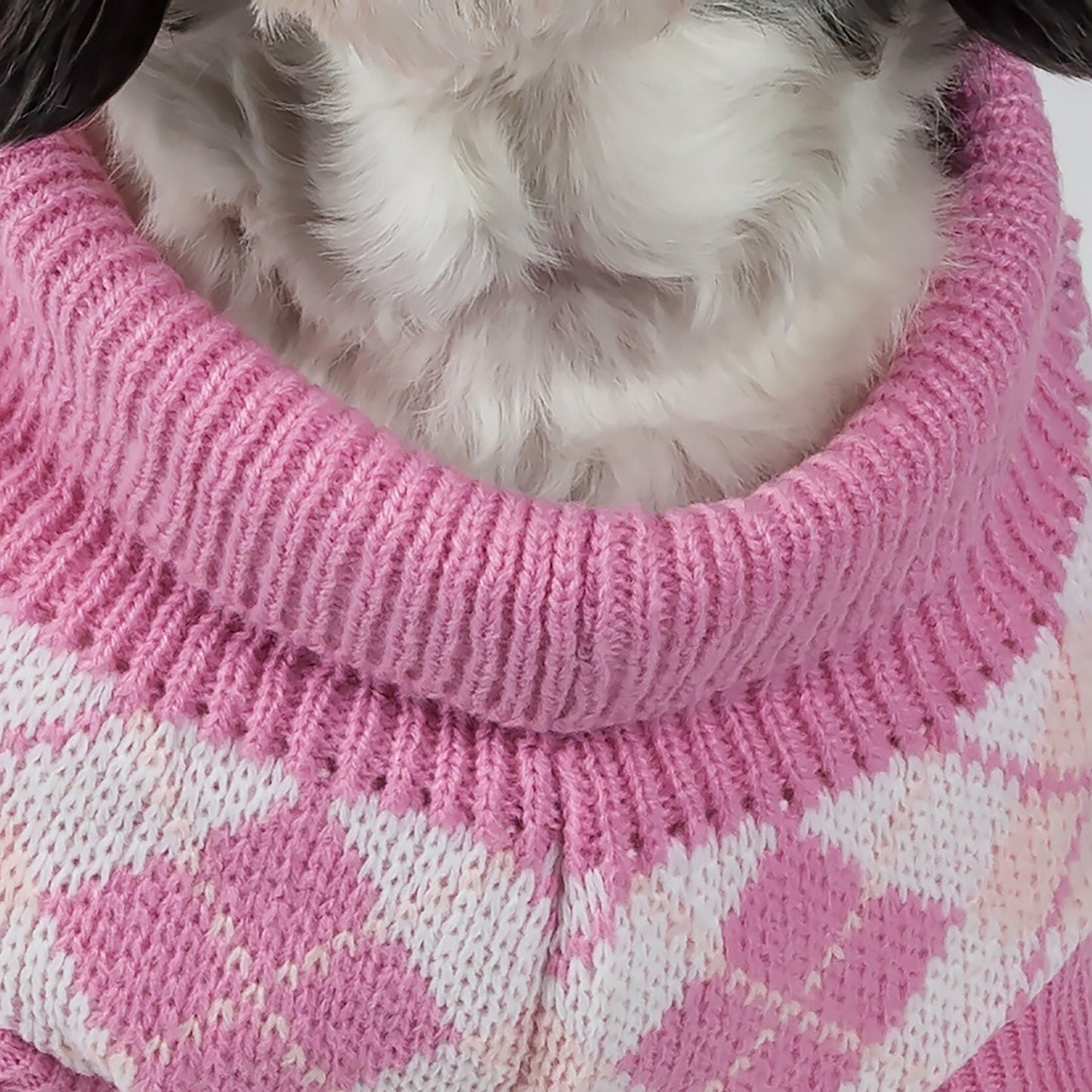 Pet Life ® 'Argyle Style' Ribbed Knitted Fashion Designer Dog Sweater
