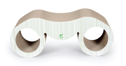 Pet Life ® 'Binocular' Premium Quality Kitty Cat Scratcher Lounger Lounge with Catnip